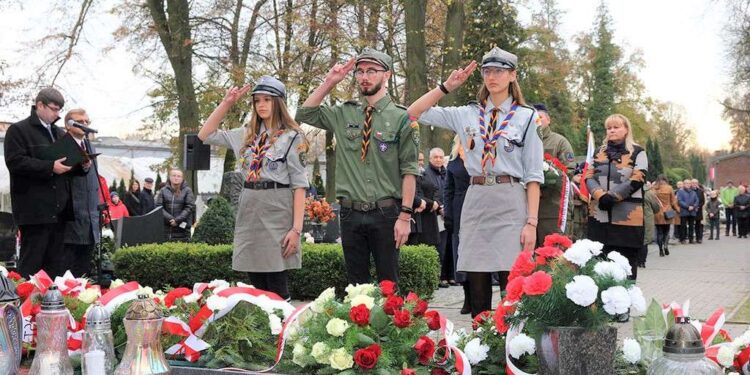 Dąb papieski i Rondo Niepodległości