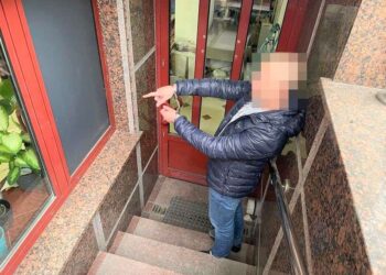 Zatrzymany na gorącym uczynku