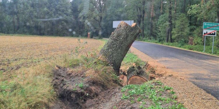 Nawałnica przeszła przez powiat