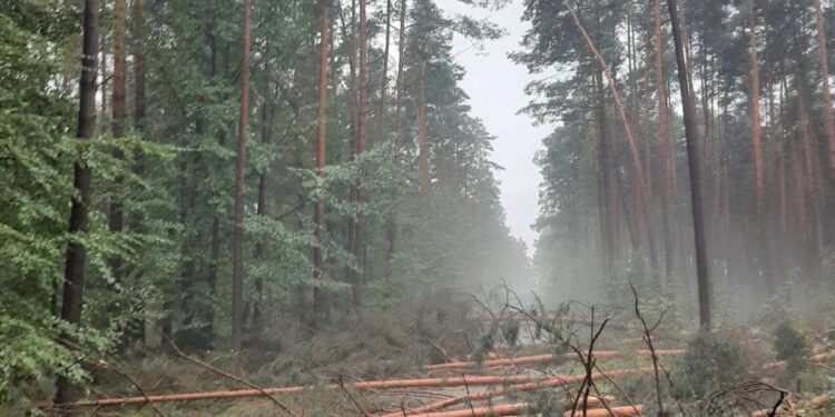 Nawałnica przeszła przez powiat