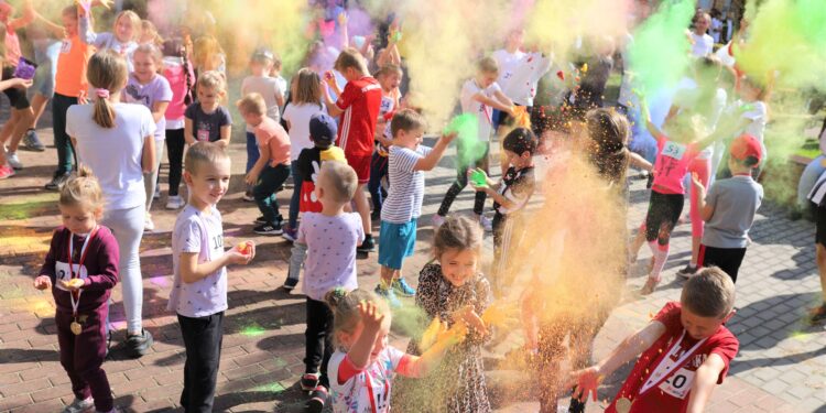 Biegi z festiwalem kolorów