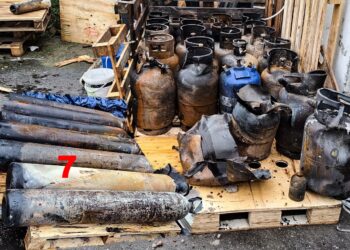 Groźny pożar w Dobrodzieniu