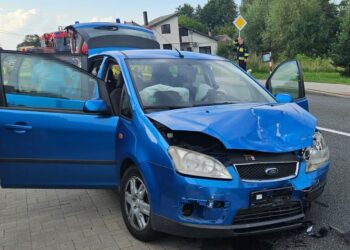 Pijany kierowca przewoził dzieci