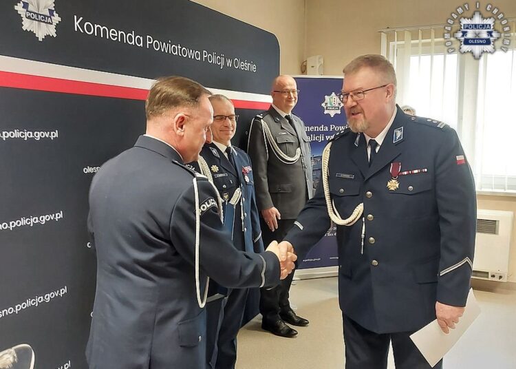 Obowiązki Komendanta Powiatowego Policji w Oleśnie pełnił będzie mł. insp. Waldemar Popczyk.